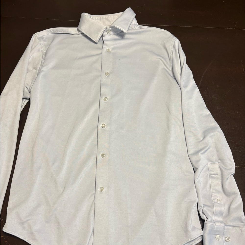 Apt. 9 Men's Crisp Whit Long Sleeve Dress Shirt size M 15-15 1/2 34/35